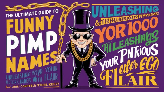 The Ultimate Guide to Funny Pimp Names: Unleashing Your Alter Ego with Flair